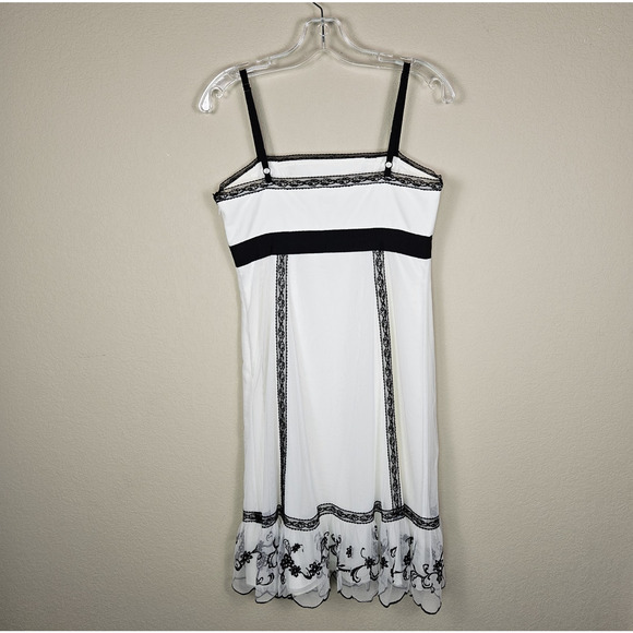 Ann Taylor Loft Lace Embroidered Tulle Dress Womens 4 Party Coquette Romantic - Picture 15 of 16